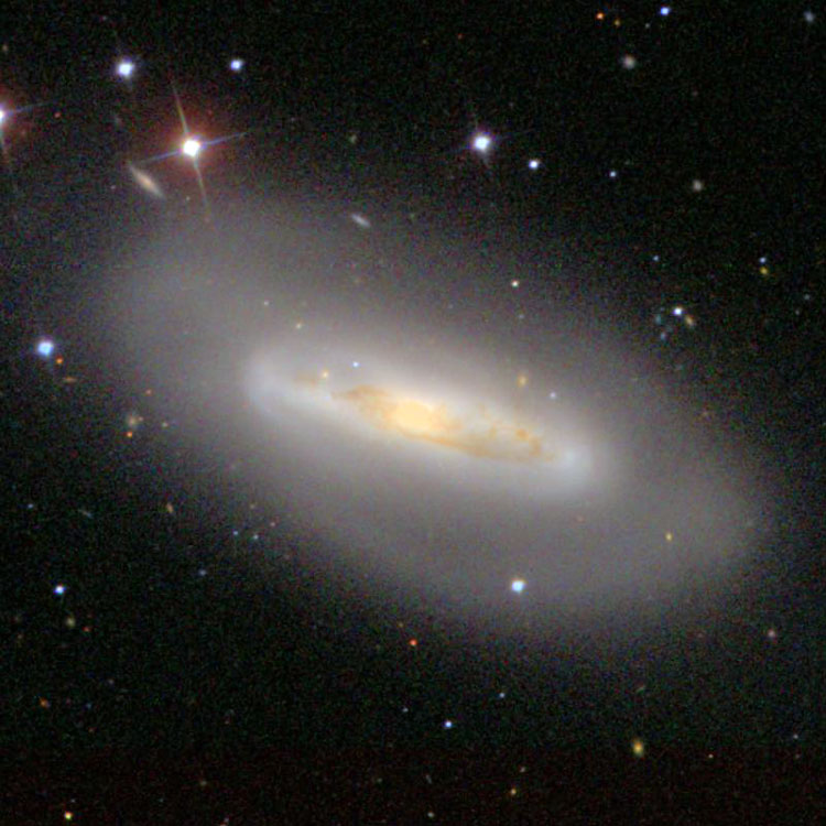 SDSS image of lenticular galaxy NGC 4293