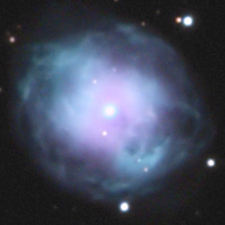 Caelum Observatory image of planetary nebula NGC 4361