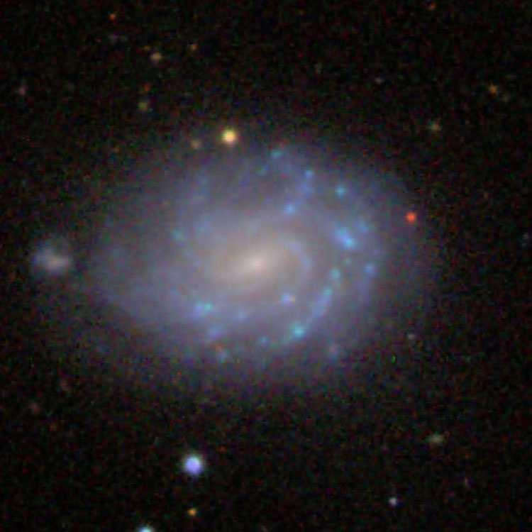 SDSS image of spiral galaxy NGC 4390