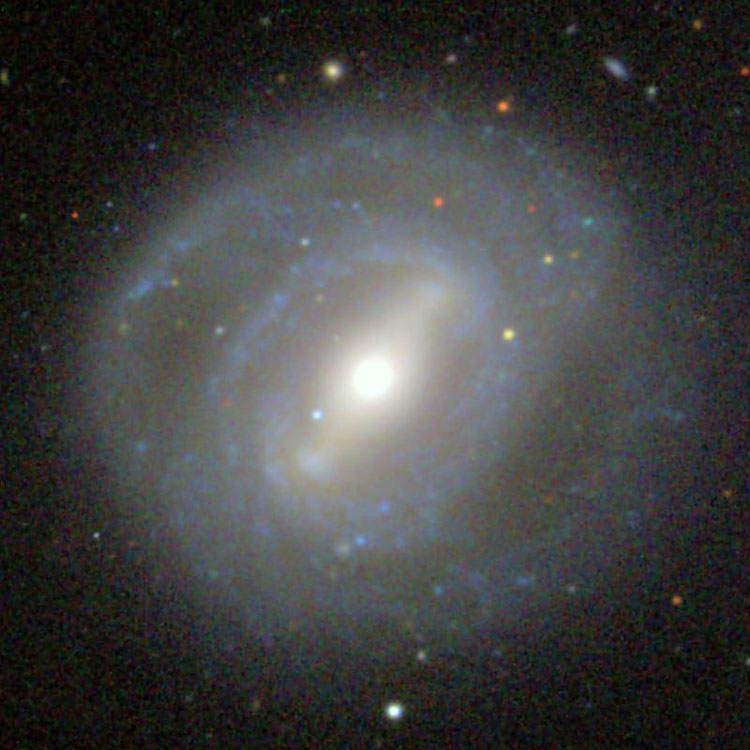 SDSS image of spiral galaxy NGC 4394