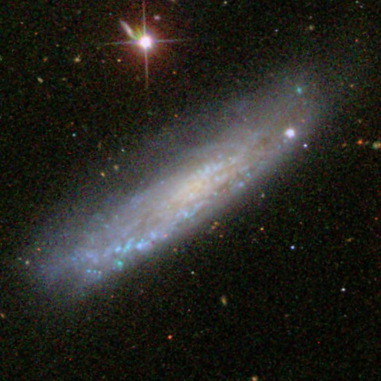 SDSS image of spiral galaxy NGC 4396