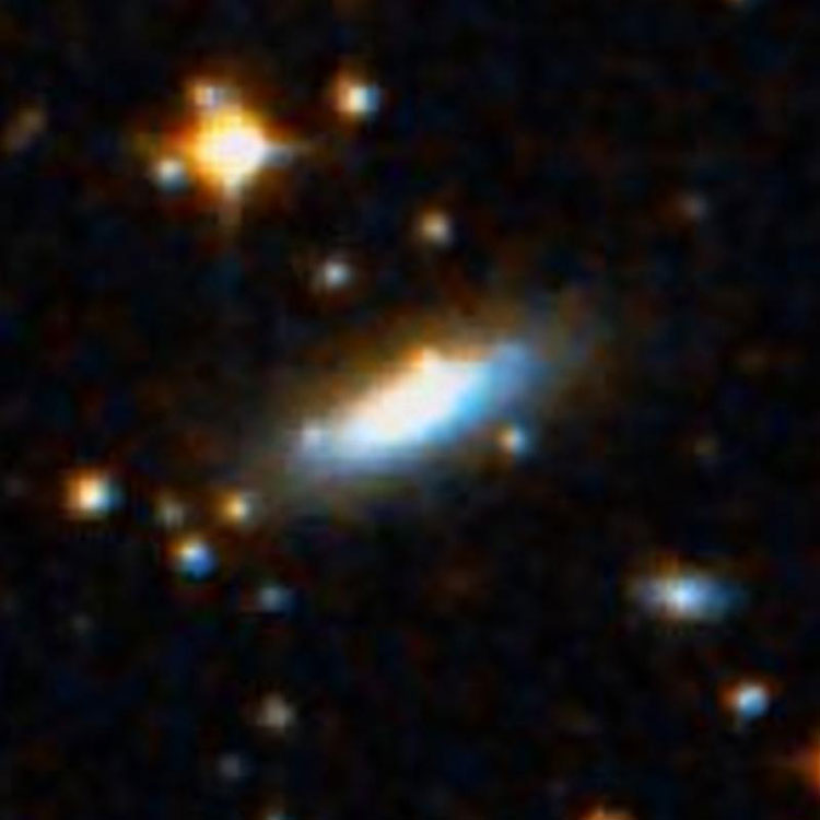 DSS image of lenticular galaxy NGC 4661