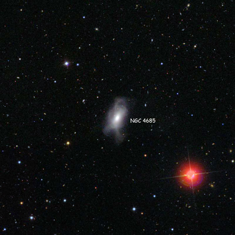 SDSS image of region near NGC 4685