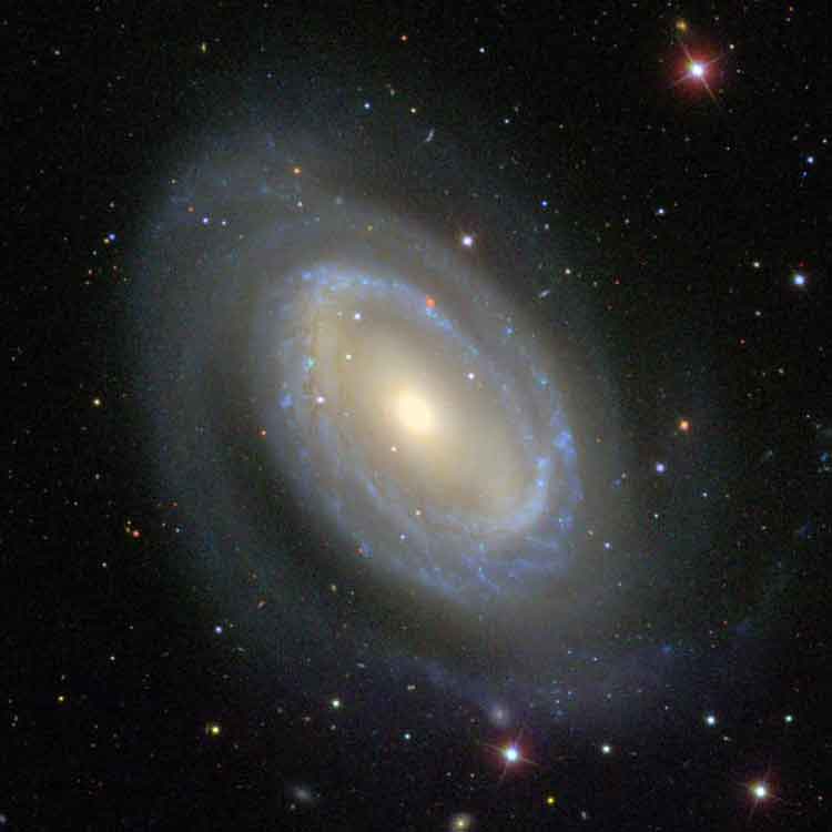 image of spiral galaxy NGC 4725
