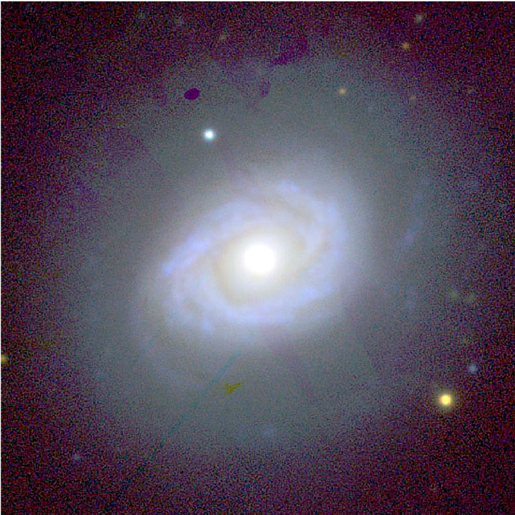 PanSTARRS image of spiral galaxy NGC 4750