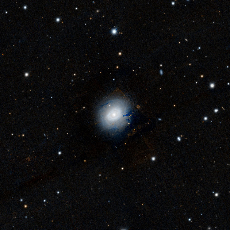 PanSTARRS image of region near spiral galaxy NGC 4750