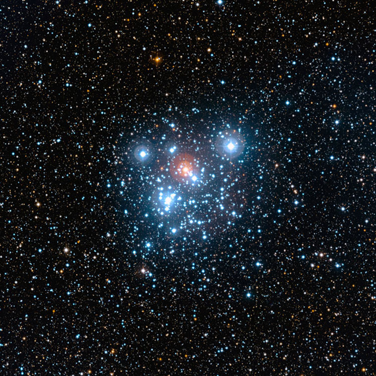 ESO image of region near NGC 4755, the Jewel Box
