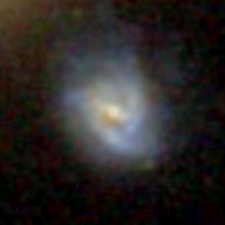 SDSS image of spiral galaxy NGC 4858