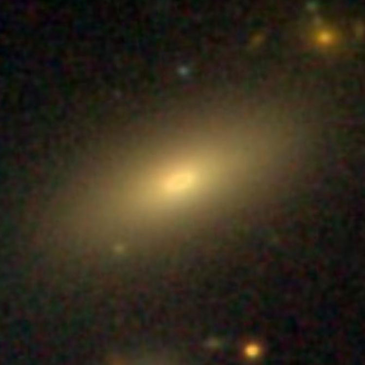 SDSS image of lenticular galaxy NGC 4865