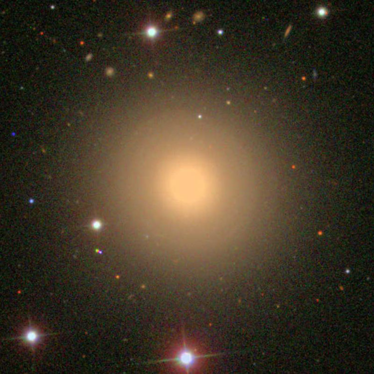SDSS image of lenticular galaxy NGC 524