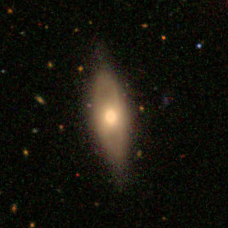 SDSS image of lenticular galaxy NGC 525