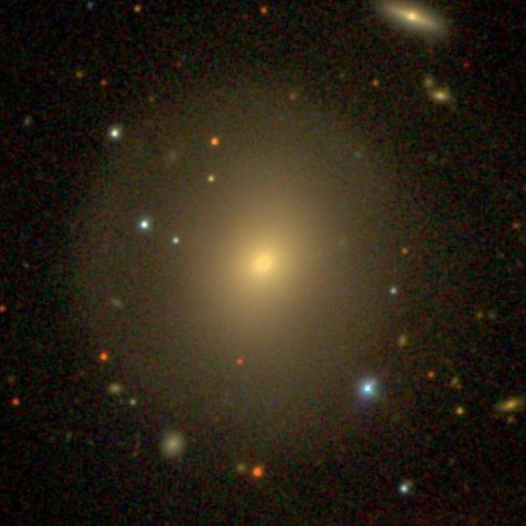SDSS image of lenticular galaxy NGC 529