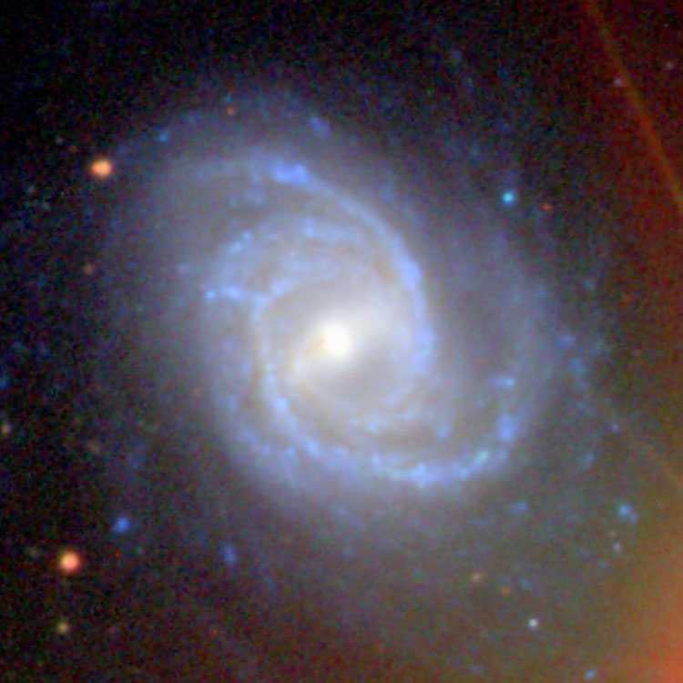 SDSS image of spiral galaxy NGC 5350