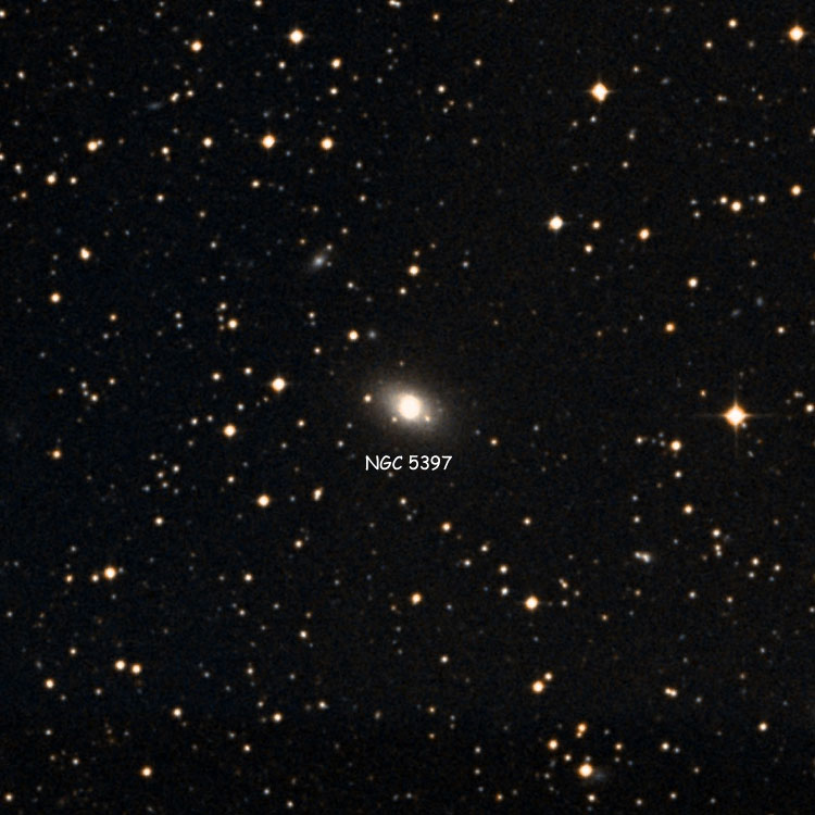 DSS image of region near lenticular galaxy NGC 5397