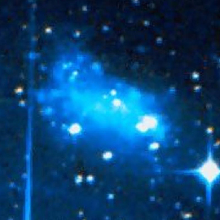 DSS image of irregular galaxy NGC 5408