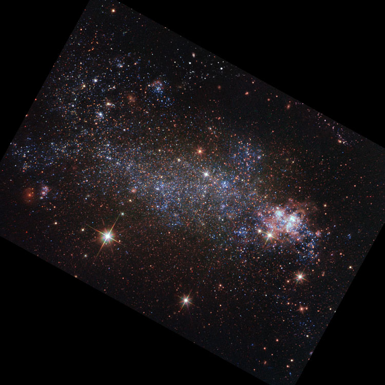 HST image of irregular galaxy NGC 5408