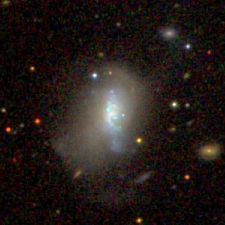 SDSS image of irregular galaxy NGC 5414