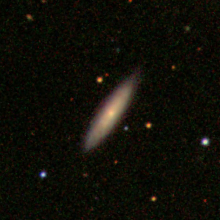 SDSS image of spiral galaxy NGC 542, a member of Hickson Compact Group 10
