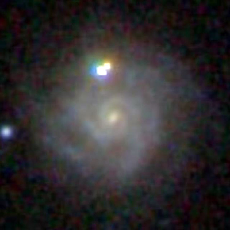 SDSS image of spiral galaxy NGC 5521