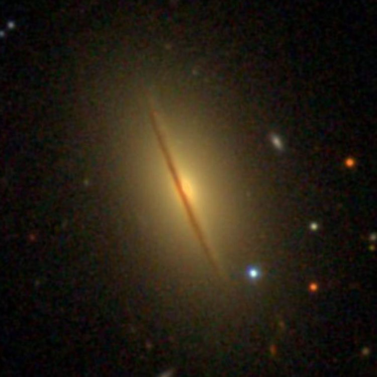 SDSS image of lenticular galaxy NGC 5525