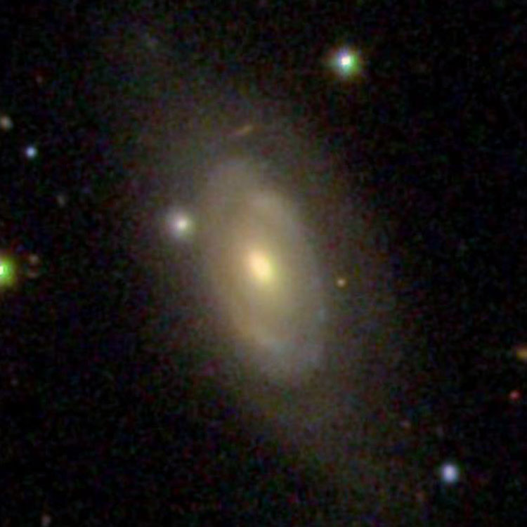 SDSS image of lenticular galaxy NGC 5528