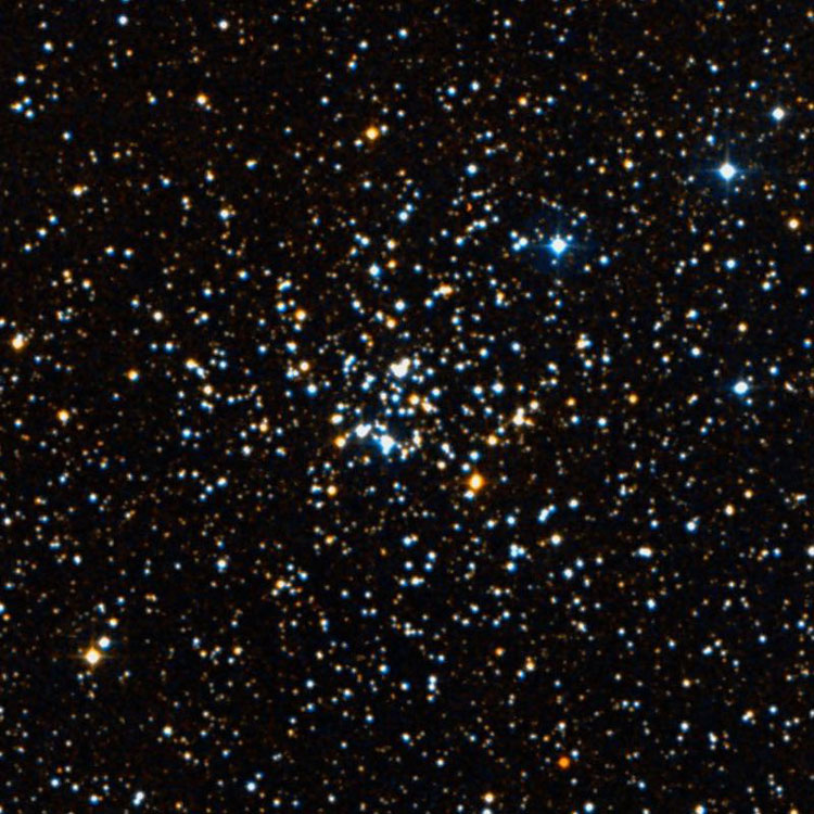 DSS image of region near open cluster NGC 559