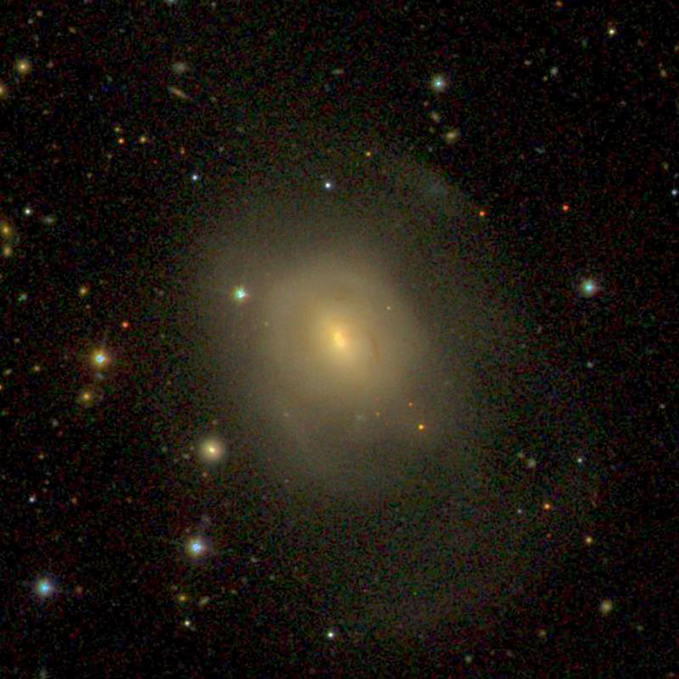 SDSS image of lenticular galaxy NGC 5739