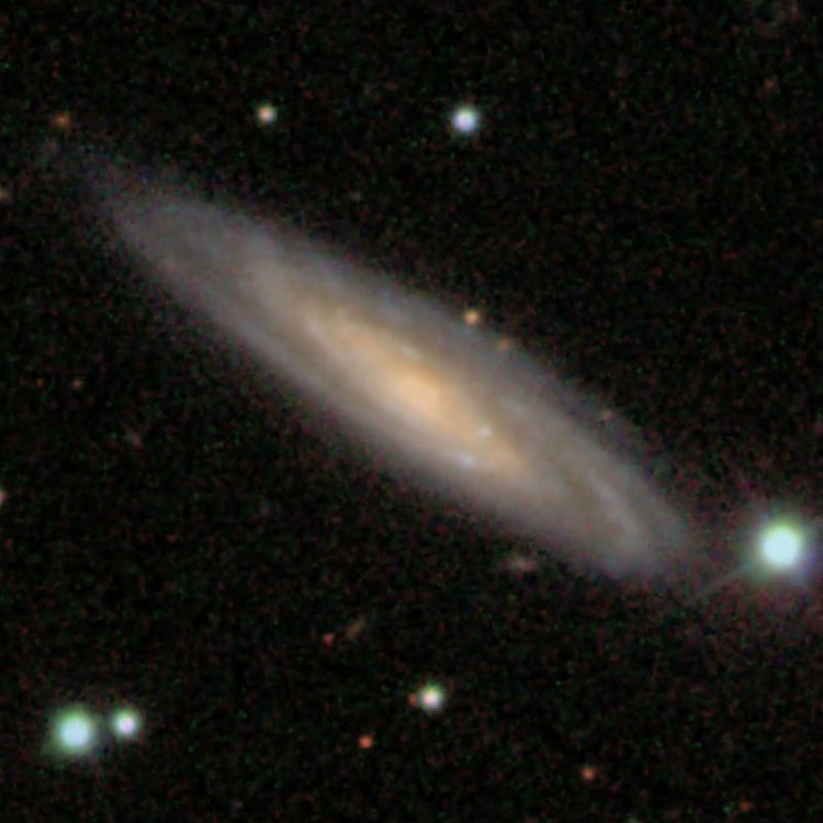 SDSS image of spiral galaxy NGC 582