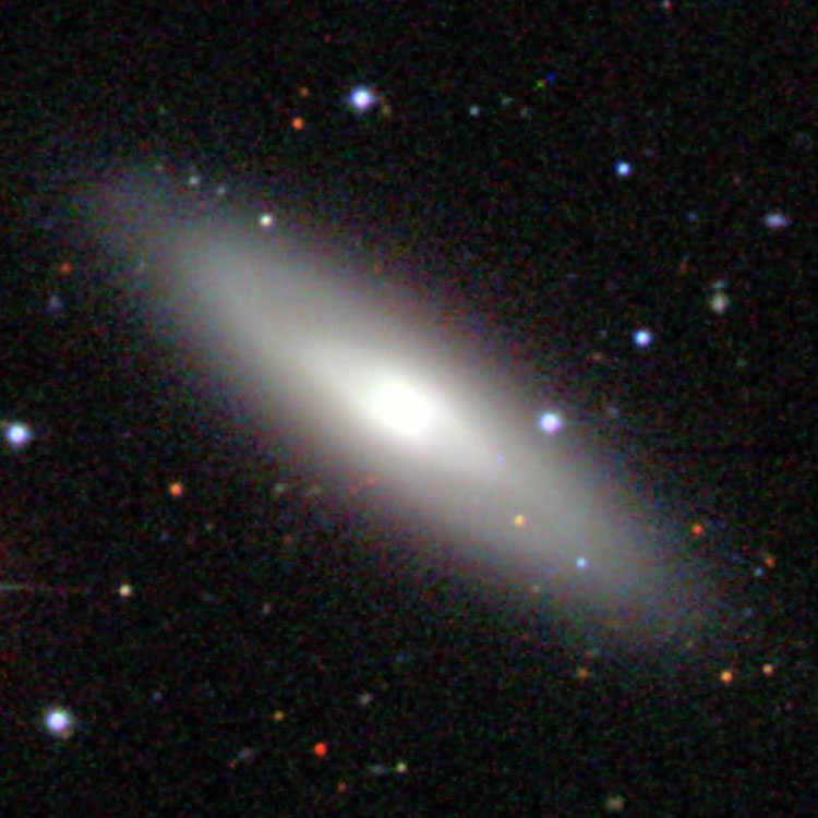 SDSS image of lenticular galaxy NGC 5854