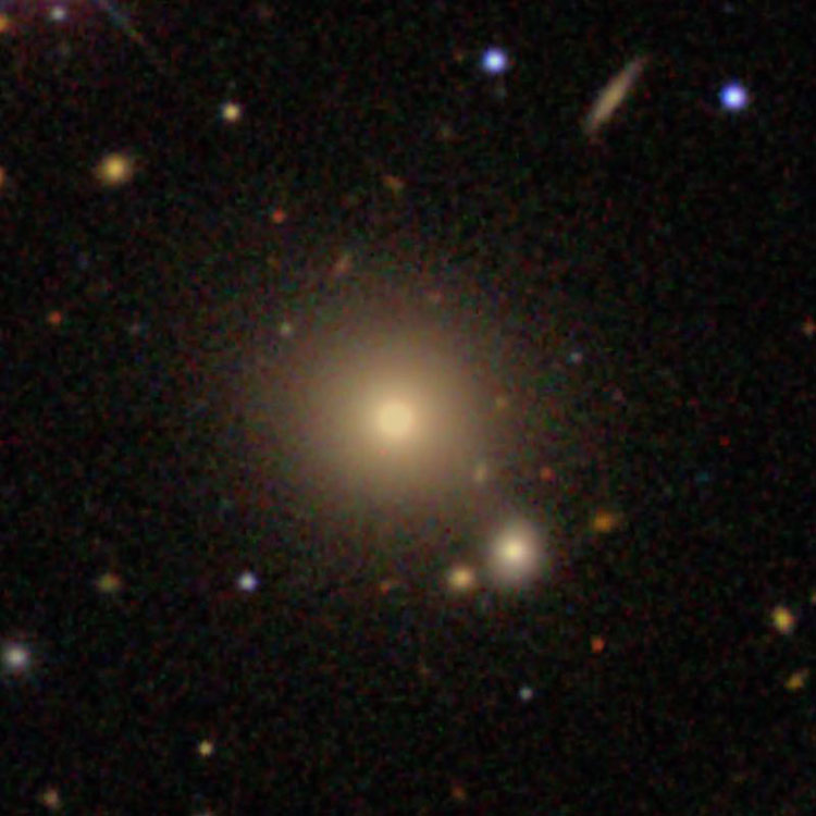 SDSS image of compact galaxy NGC 5855