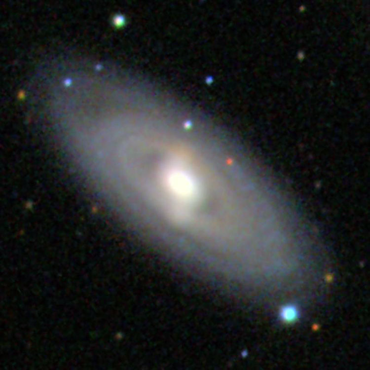 SDSS image of spiral galaxy NGC 5876
