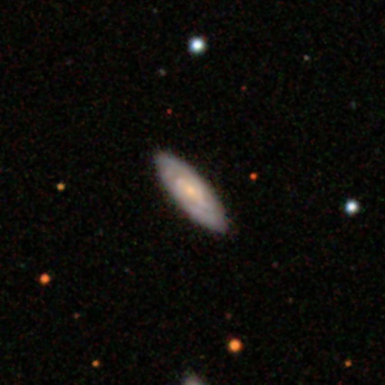 SDSS image of spiral galaxy NGC 5889