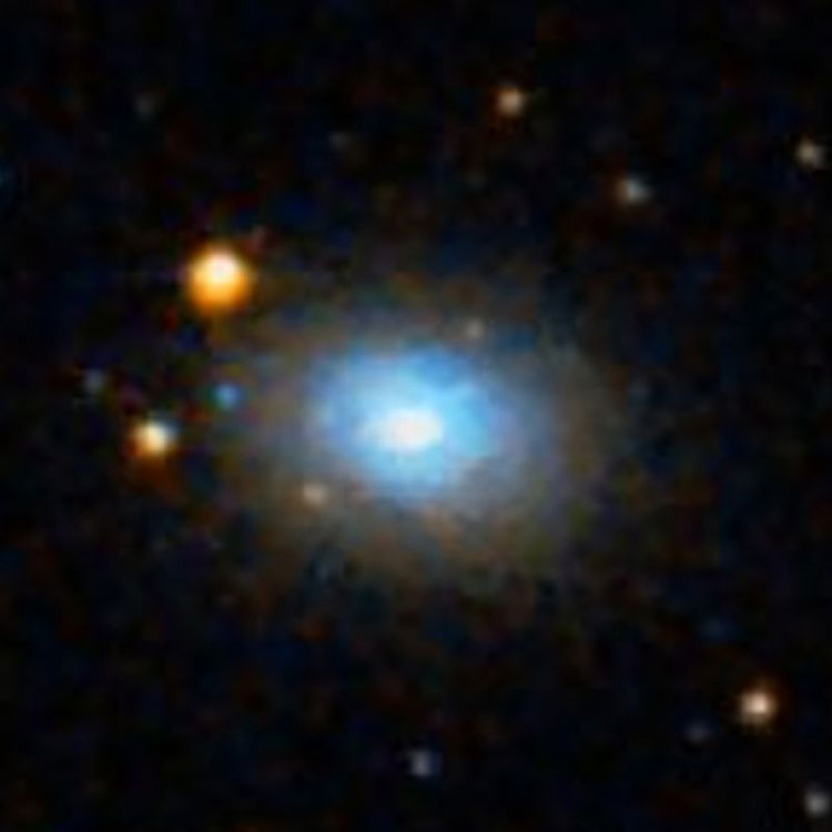 DSS image of lenticular galaxy NGC 5890