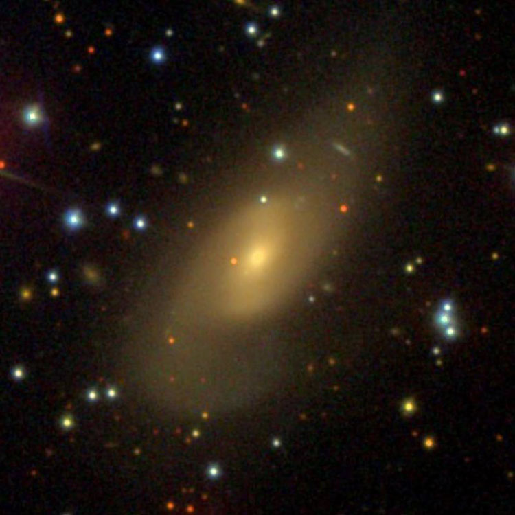 SDSS image of lenticular galaxy NGC 590