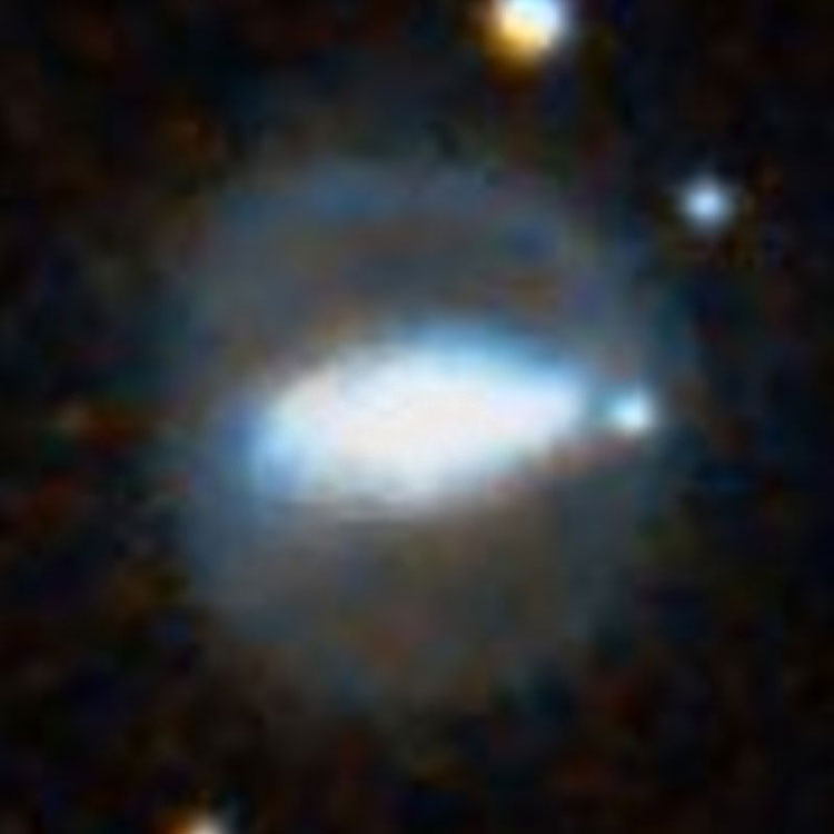 DSS image of lenticular galaxy NGC 591