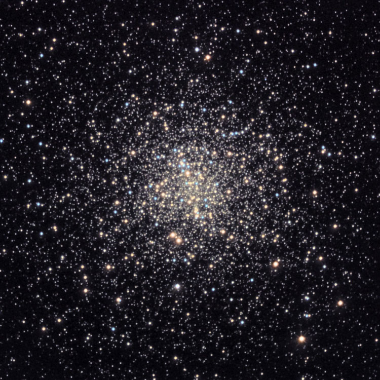 Misti Mountain Observatory image of globular cluster NGC 6121, also known as M4