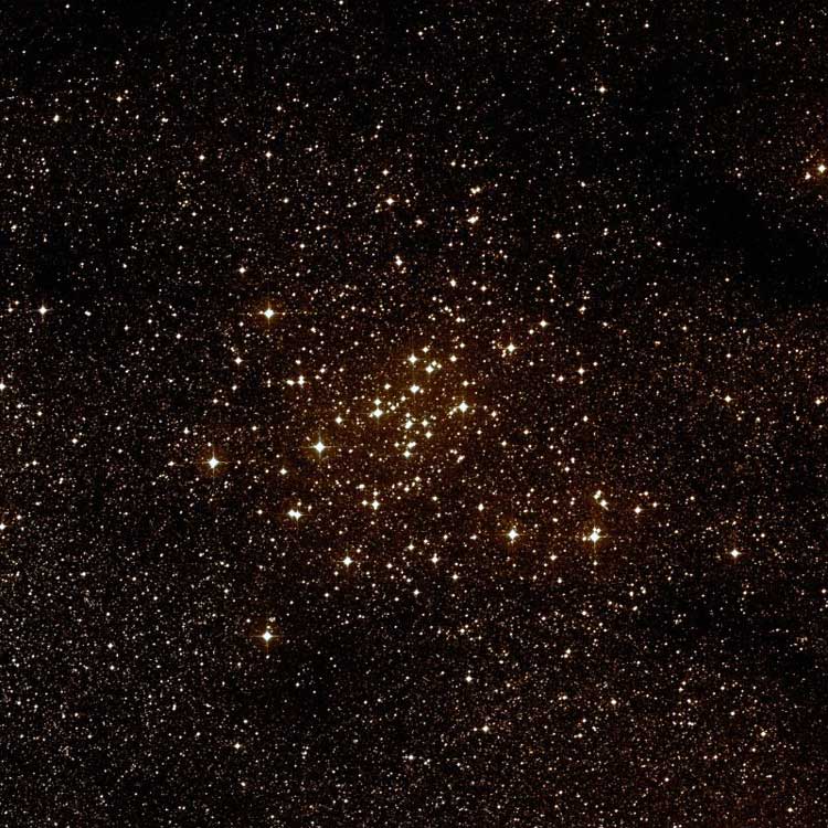 DSS image of open cluster NGC 6124
