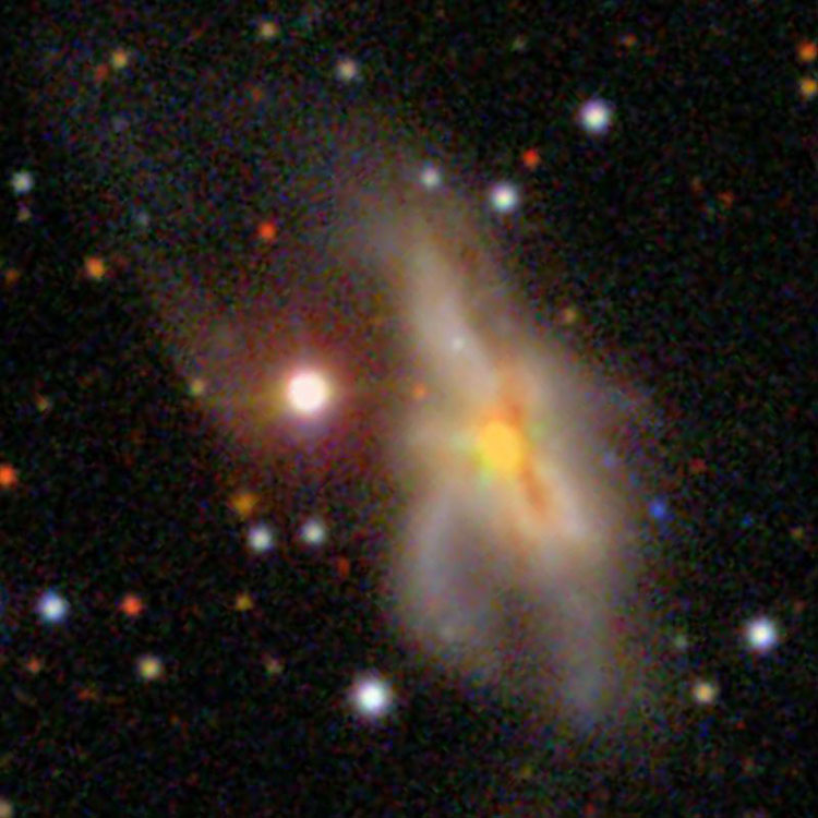 SDSS image of irregular galaxy NGC 6420