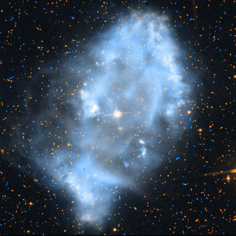 'Raw' HST image of planetary nebula NGC 6309, the Box Nebula