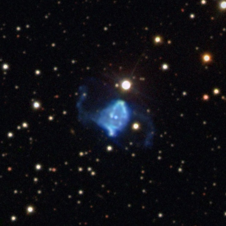 Composite NOAO/SDSS image of planetary nebula NGC 6309, the Box Nebula