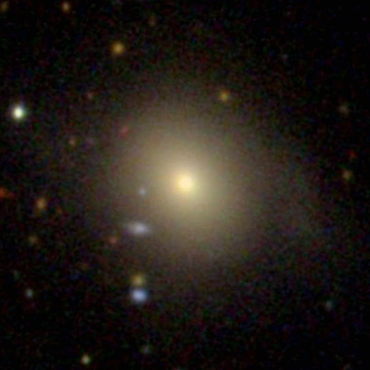 SDSS image of elliptical galaxy NGC 6363, which is also the correct NGC 6138