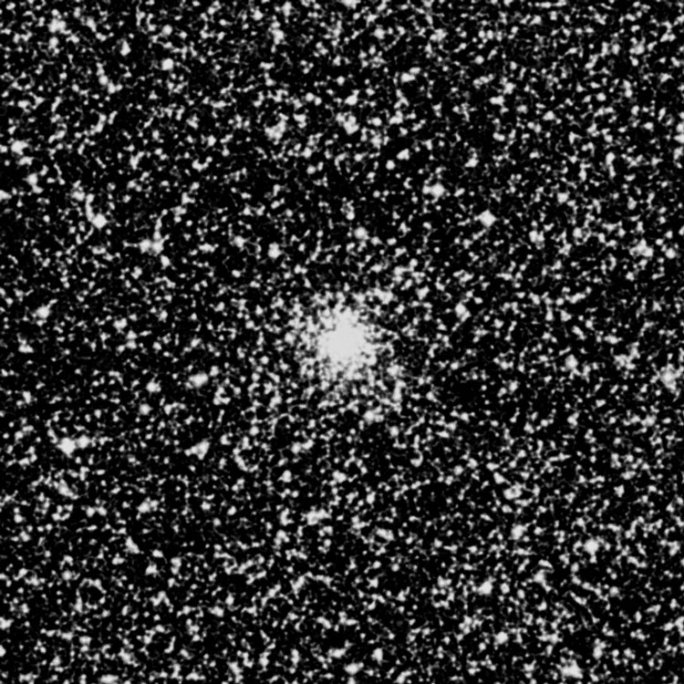 DSS image of region near globular cluster NGC 6558