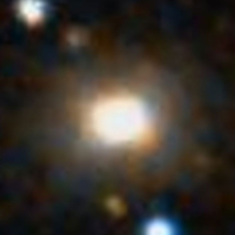 DSS image of lenticular galaxy NGC 6609 (which is almost certainly also NGC 6608)