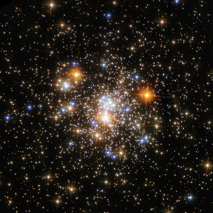 HST image of region near globular cluster NGC 6717