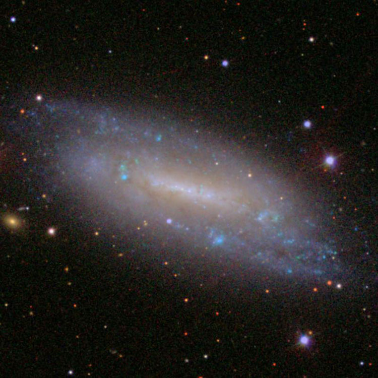 SDSS image of spiral galaxy NGC 672