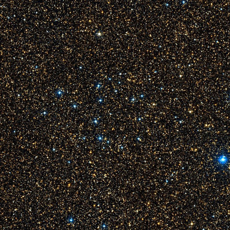 DSS image of open cluster NGC 6800