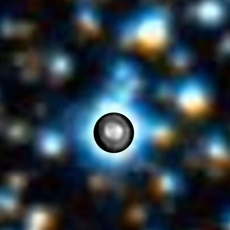 A nebular filter image of NGC 6803 by Bernd Gährken, superimposed on a DSS background