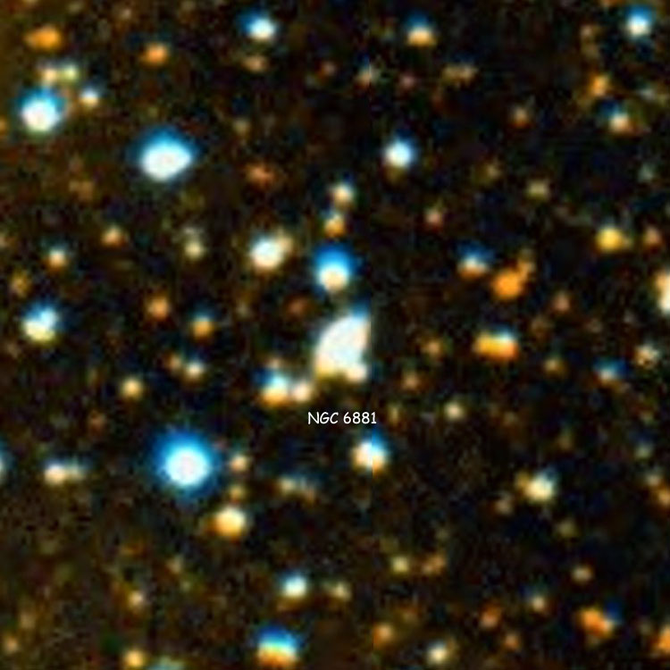 DSS image of planetary nebula NGC 6881