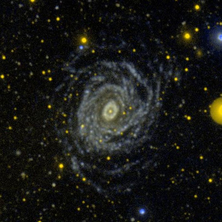 GALEX image of spiral galaxy NGC 6902