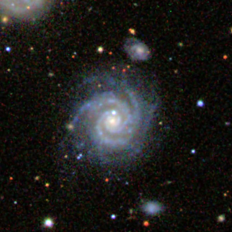 SDSS image of spiral galaxy NGC 6975